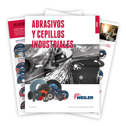 Portada del Catálogo Completo de Abrasivos y Cepillos Industriales de Weiler México